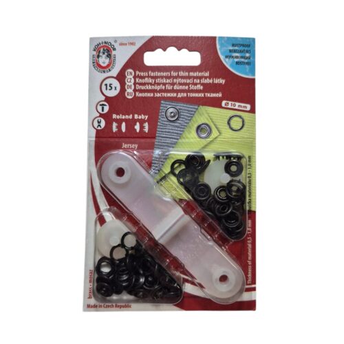 Mustad trukid õhukesele kangale pakendis