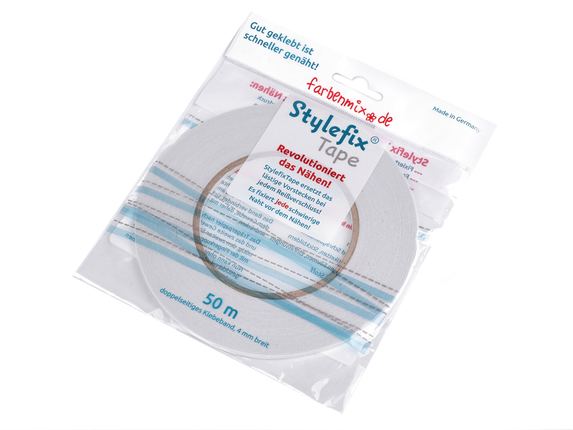 Kahepoolne Stylefix teip õmblemiseks, 50 meetrit