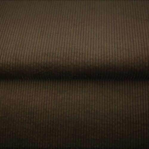 Pruun peenikeste triipudega sametkangas