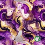 Lilla ja kuldne abstraktne mustririie mõõdulindiga