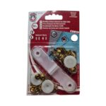 Metallist trukikomplekt õhukesele kangale