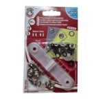 Metallist trukid õhukesele kangale pakk