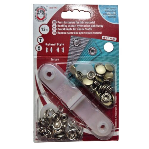 Metallist trukid õhukesele kangale komplektis tööriistaga