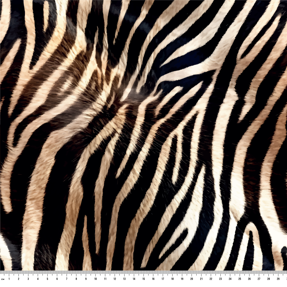 Seebra triibuline karv muster taustal