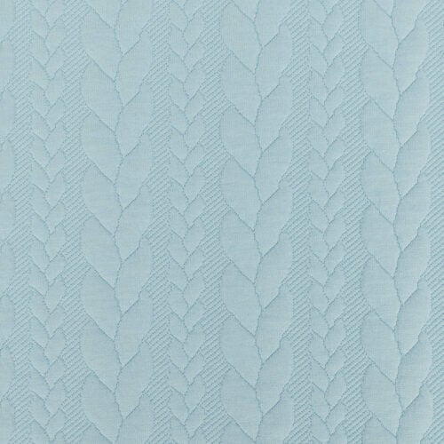 Helesinine palmikmustriga kangas