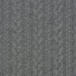 Hall kootud palmikmustriga kangas