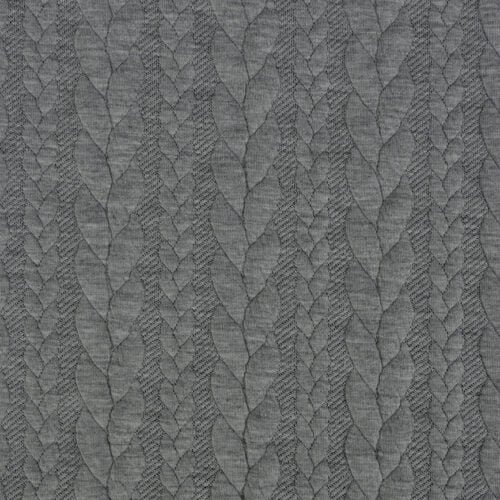 Hall kootud palmikmustriga kangas