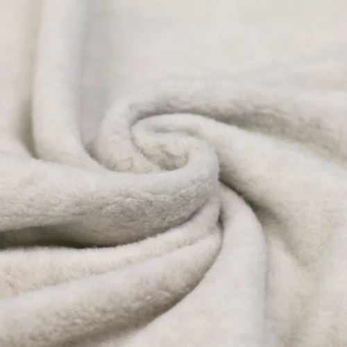 Puuvillafleece Sherpa: vaalea beige melange