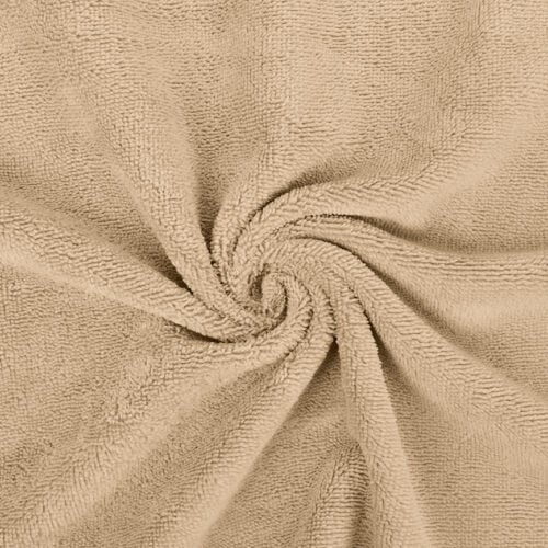 Beež froteekangas lähedalt keeratud mustriga