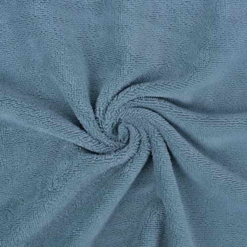 Sinine pehme froteeriie keeratuna spiraaliks