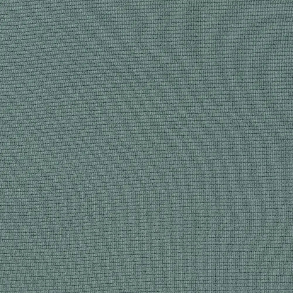 Rohekas horisontaalsete joontega tekstiilpind lähivaates