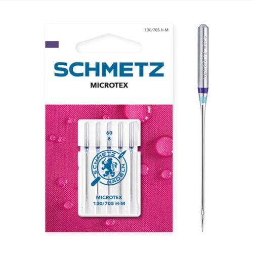 Schmetz Microtex õmblusmasina nõelad pakendis