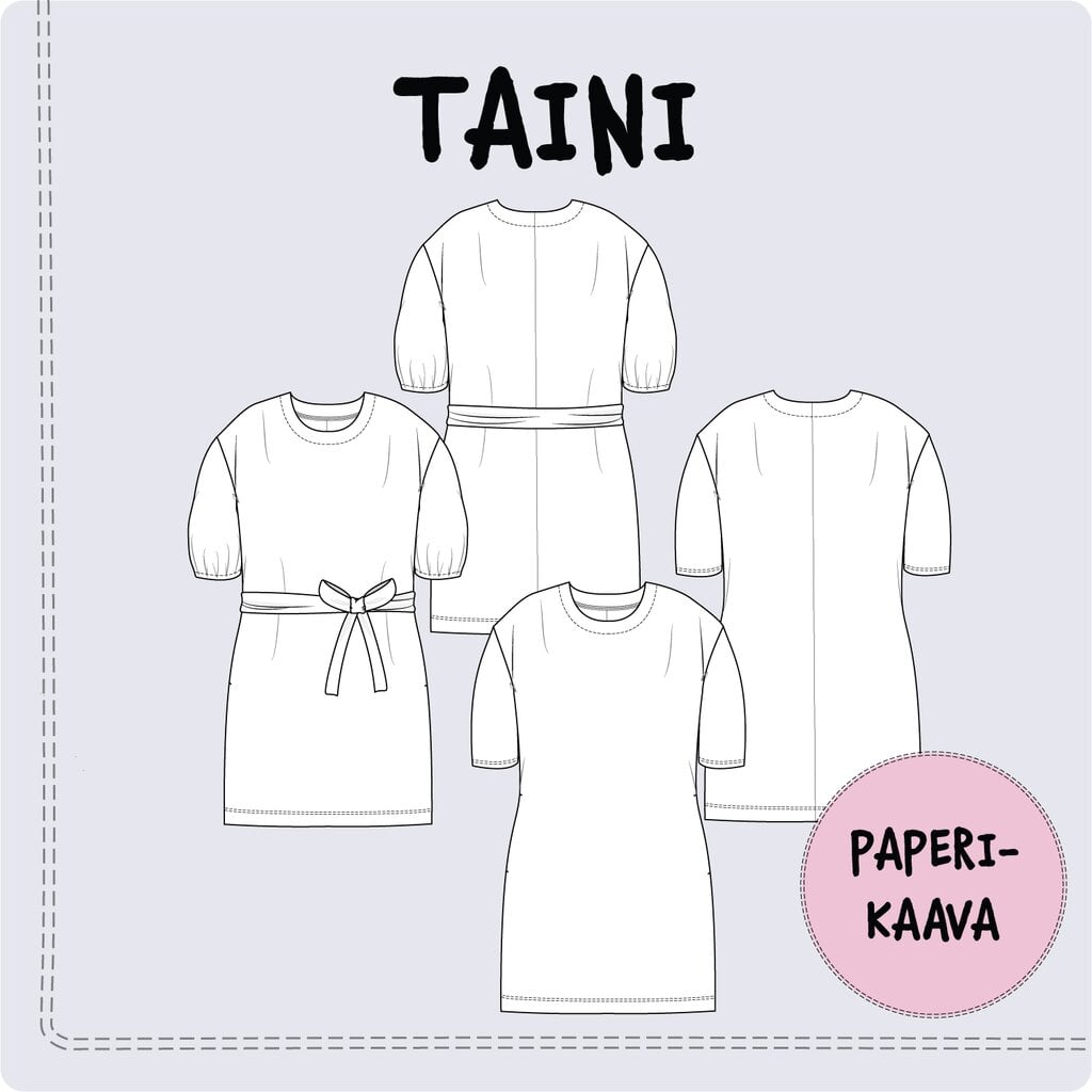 taini paperikaava trikoomekko 1 c